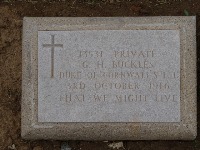 Struma Military Cemetery - Buckles, George Harold